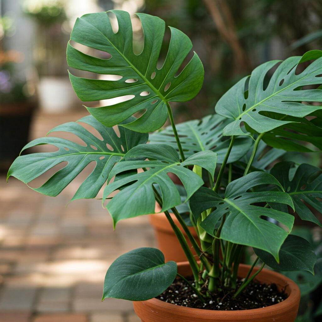 Brown Leaves on Monstera plant